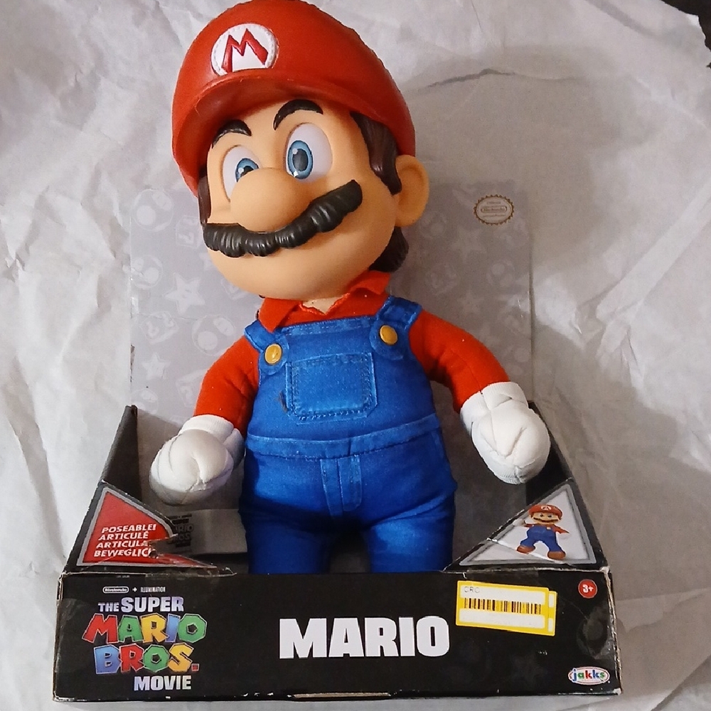 Nintendo Illumination Collab Super Mario Poseable 14" Plush